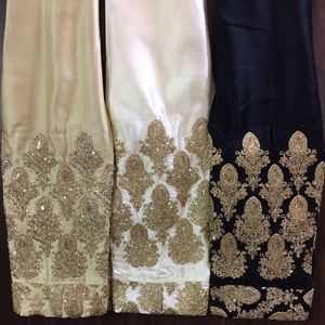 Pakistani clothes silk formal pants